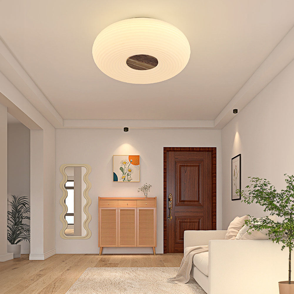 Wabi-Sabi Acrylic LED Ceiling Light – Minimalist Bedroom Fixture