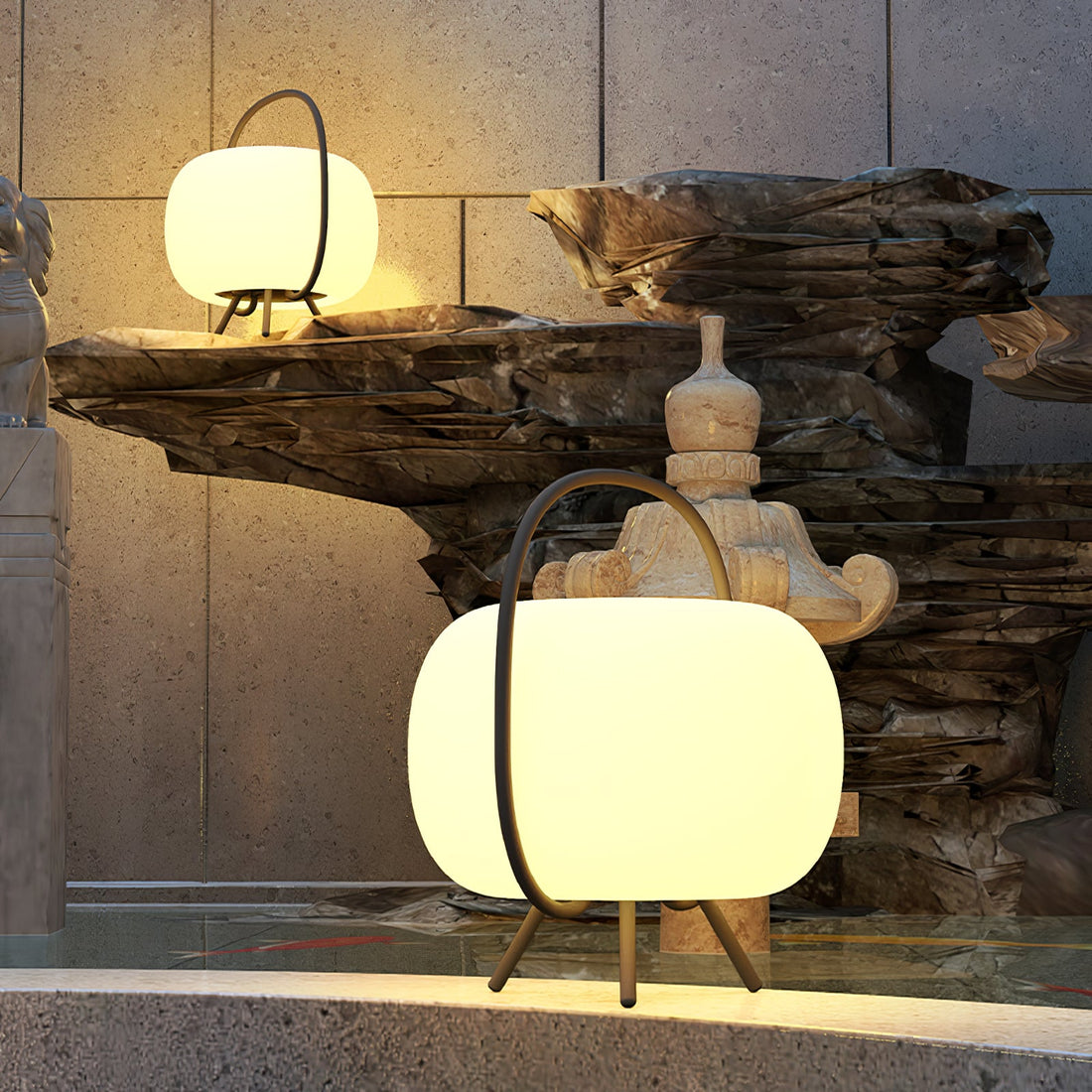 Lantern Outdoor Lamp - Solar Outdoor Lamp Great for Patios