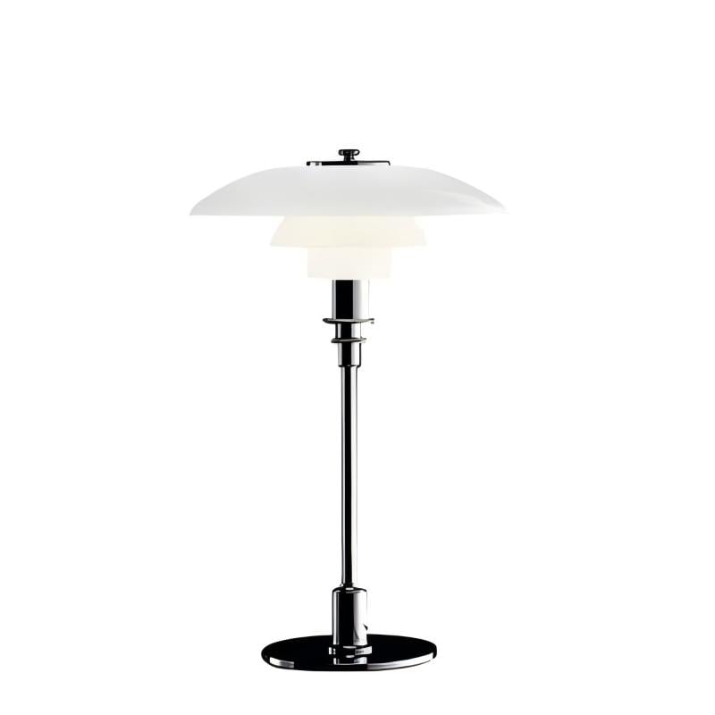 Minimalistische mehrschichtige Tischlampe aus Metall