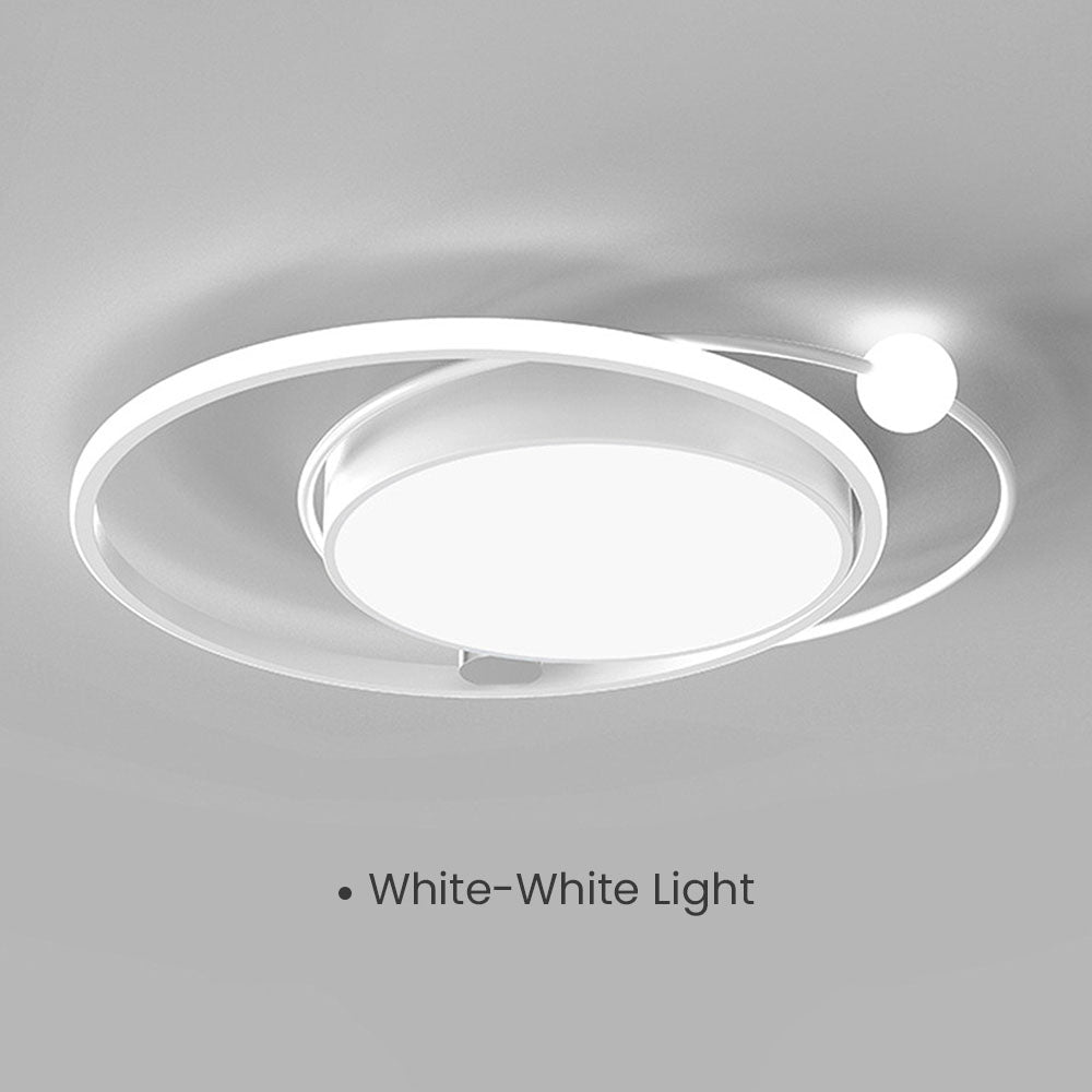 Modern Round LED Ceiling Light – Minimalist Fixture for Living Spaces