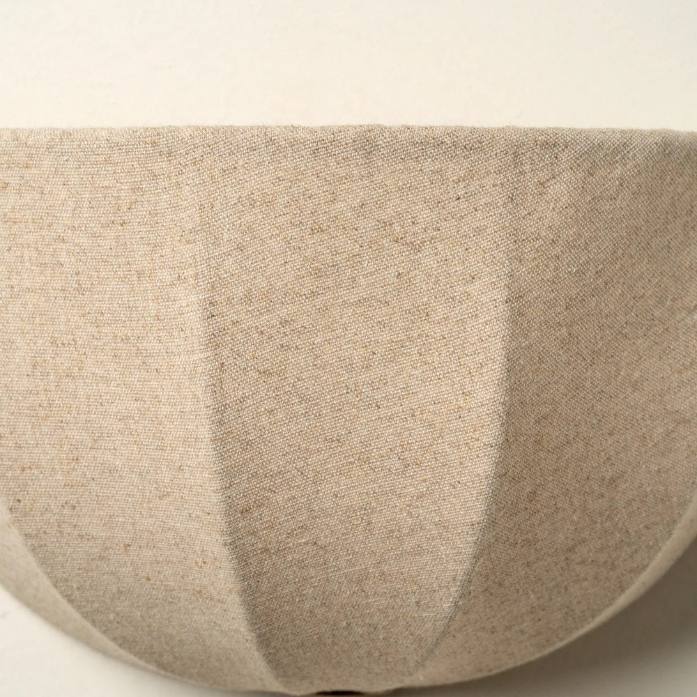 Loomis Wall Light with Art‑Deco Linen Shade Modern Wall Sconce for Living Room and Hallway