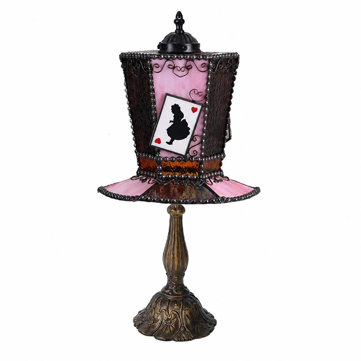Rabbit Card Rose Purple decorative table lamp