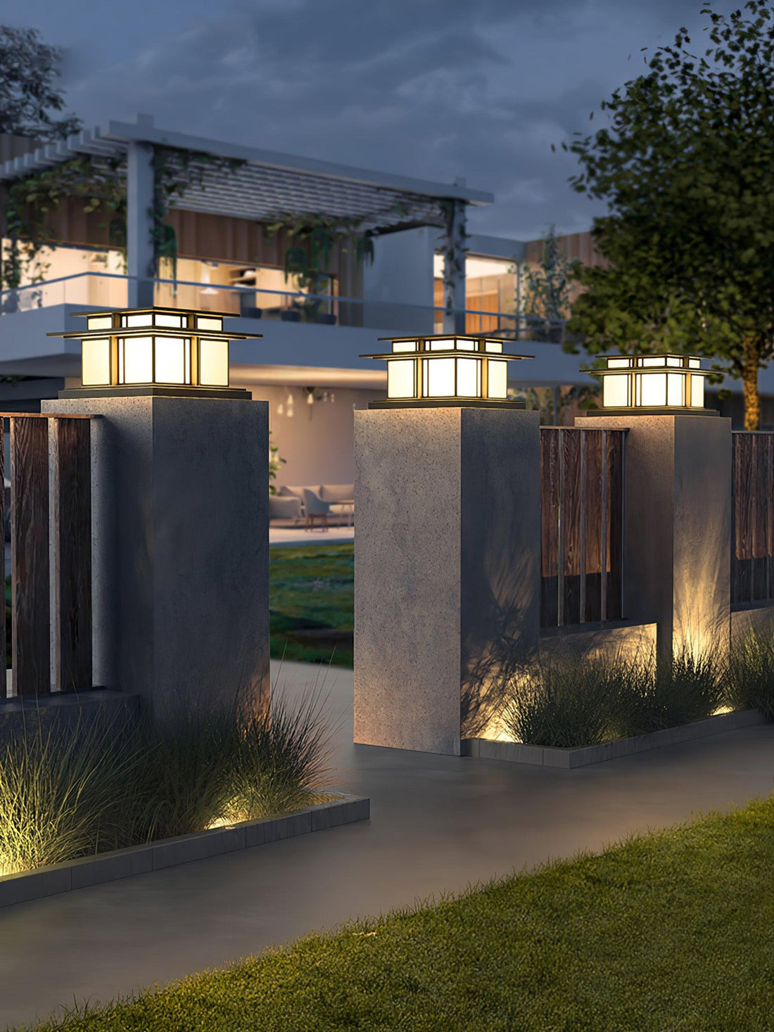 Säulen-Außenleuchte – langlebige Gartenlampe für Terrasse und Weg