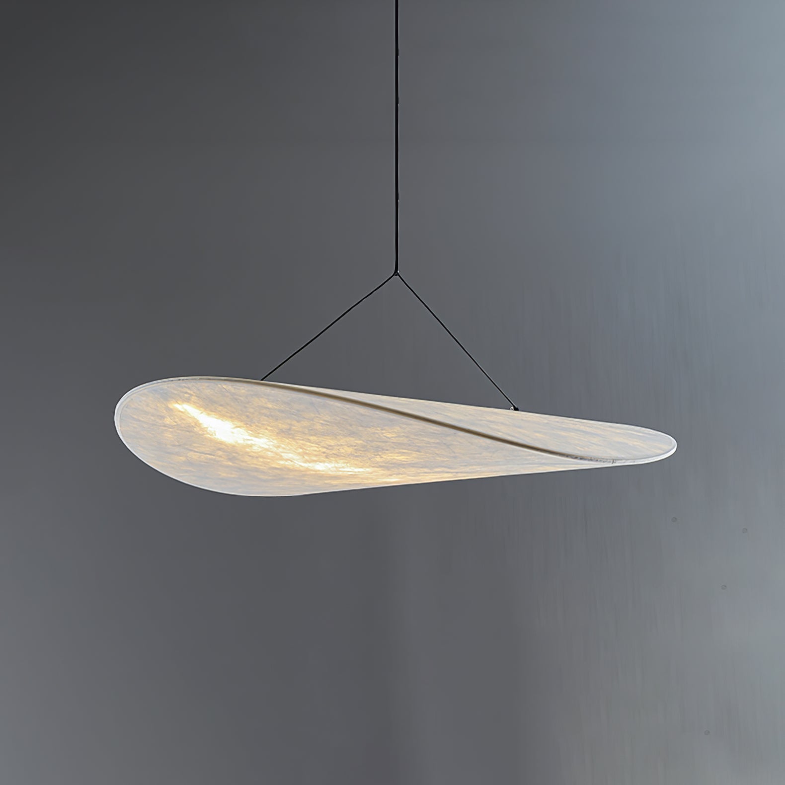 Cloudlike Mulberry Silk Plug-In Pendant Light