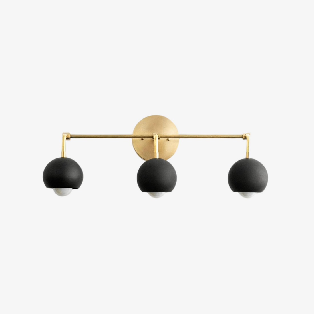 Metio Dome Decorative Vanity Light - Classic Orb Shade Bathroom Wall Lamp