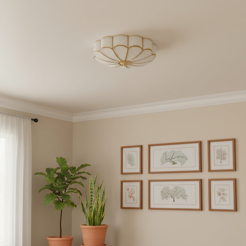 Silunavo Modern Ceiling Lamp with Floral Inspired Design for Living Room Statement