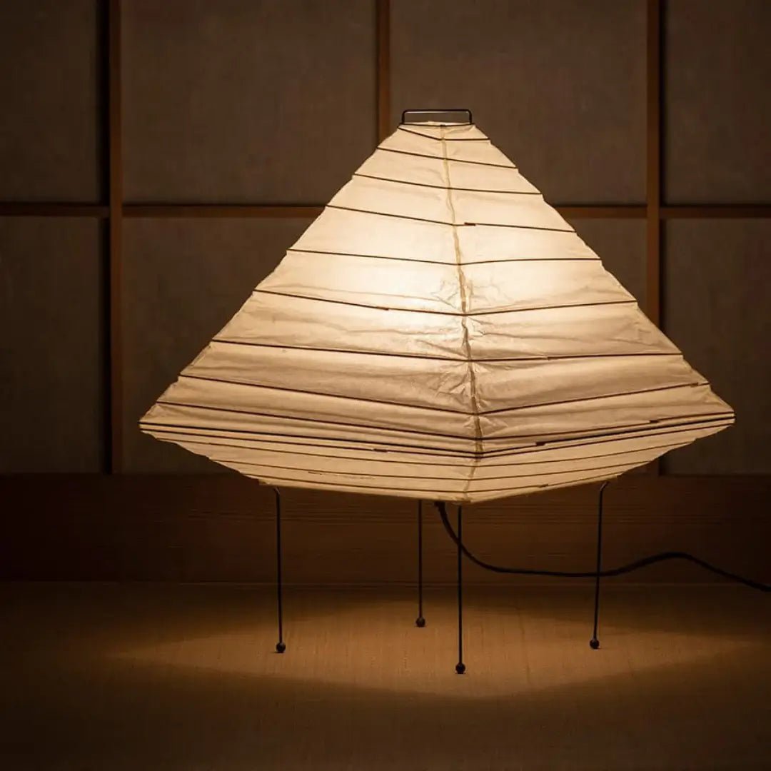 Simplicity Paper Table Lamp - Japanese Craft Paper Lamp for Entryway