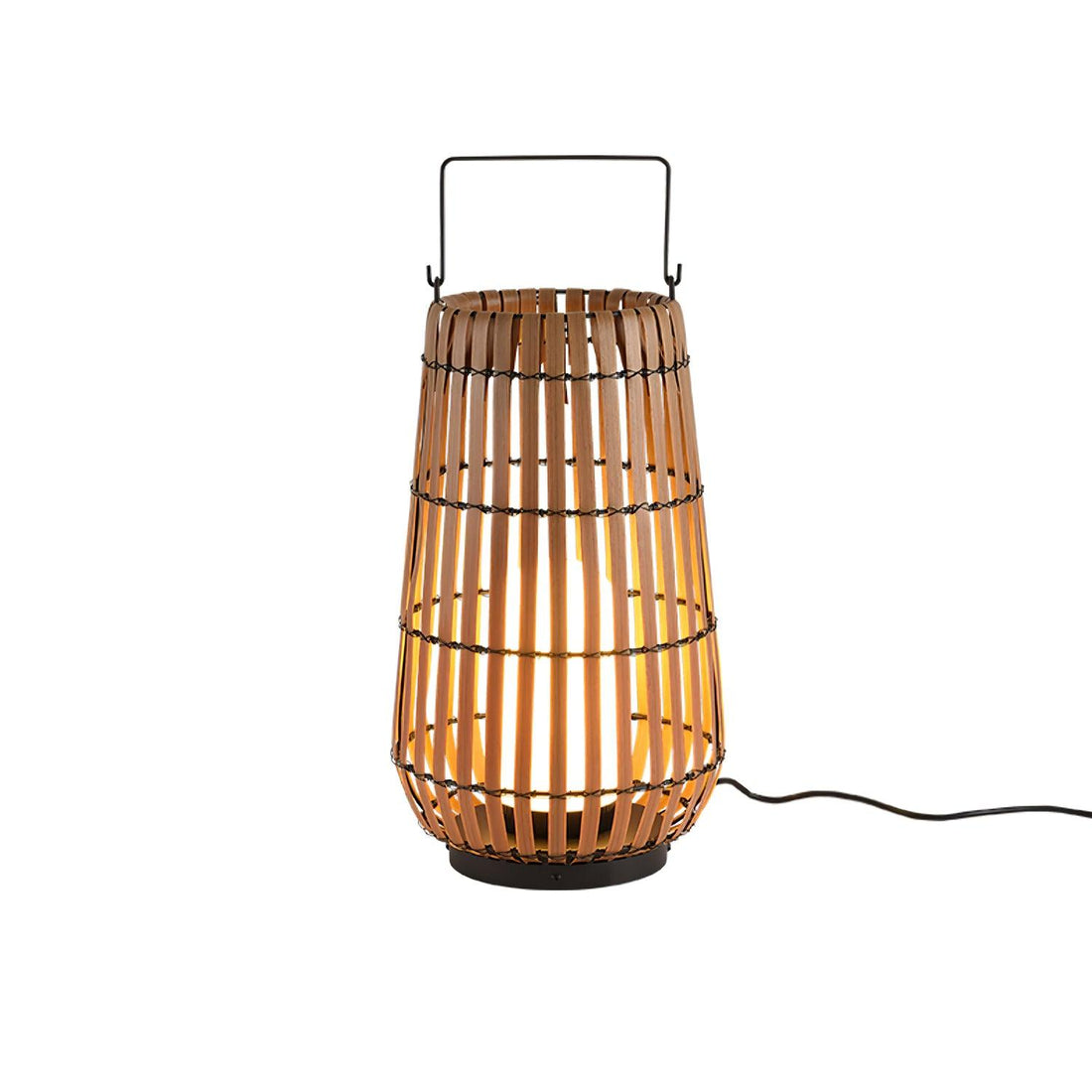 Tropic Braid Outdoor Lamp - Faux-Rattan Metal Waterproof