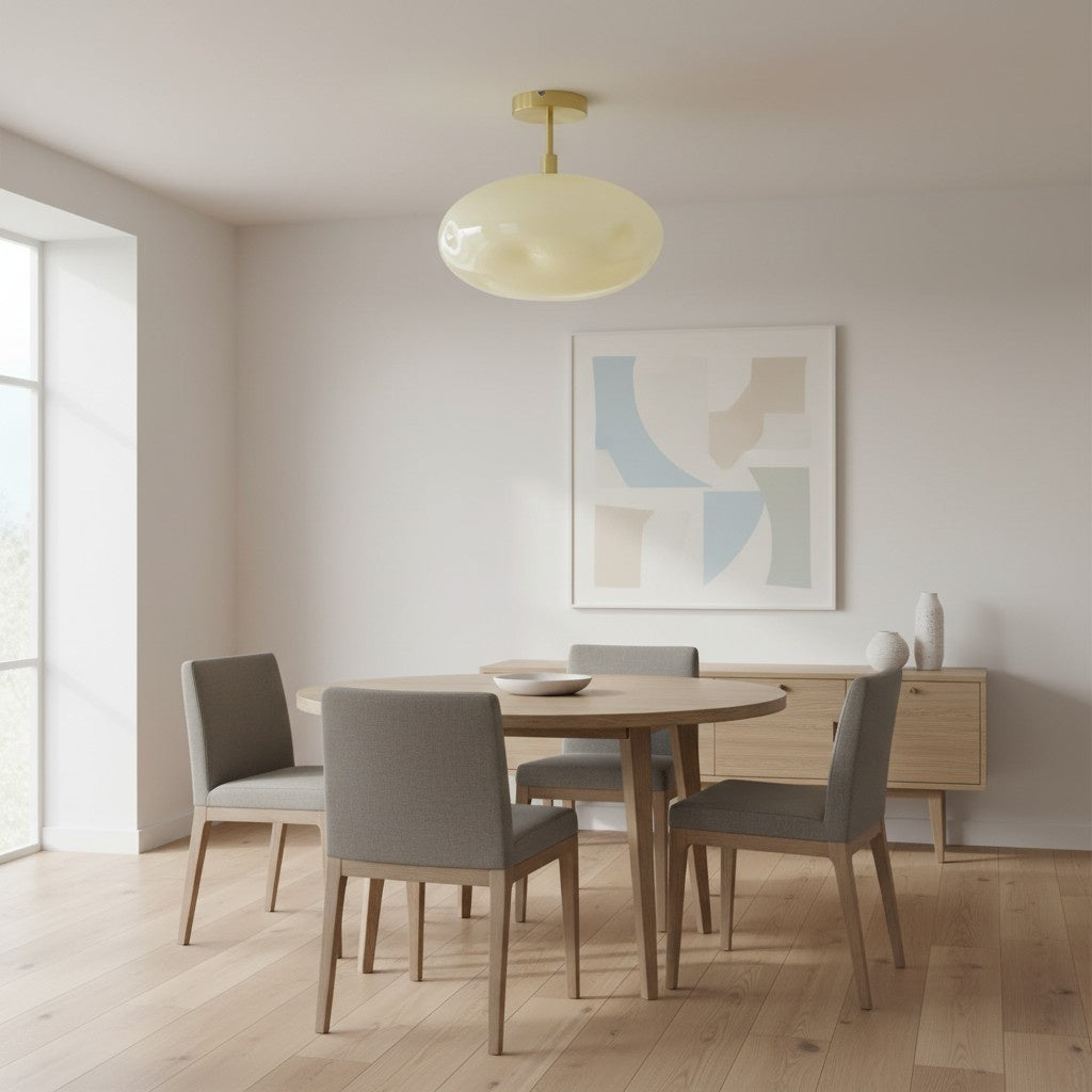Orra Ceiling Lamp – Sculptural Globe Design Modern Minimalist Versatile for Living Room