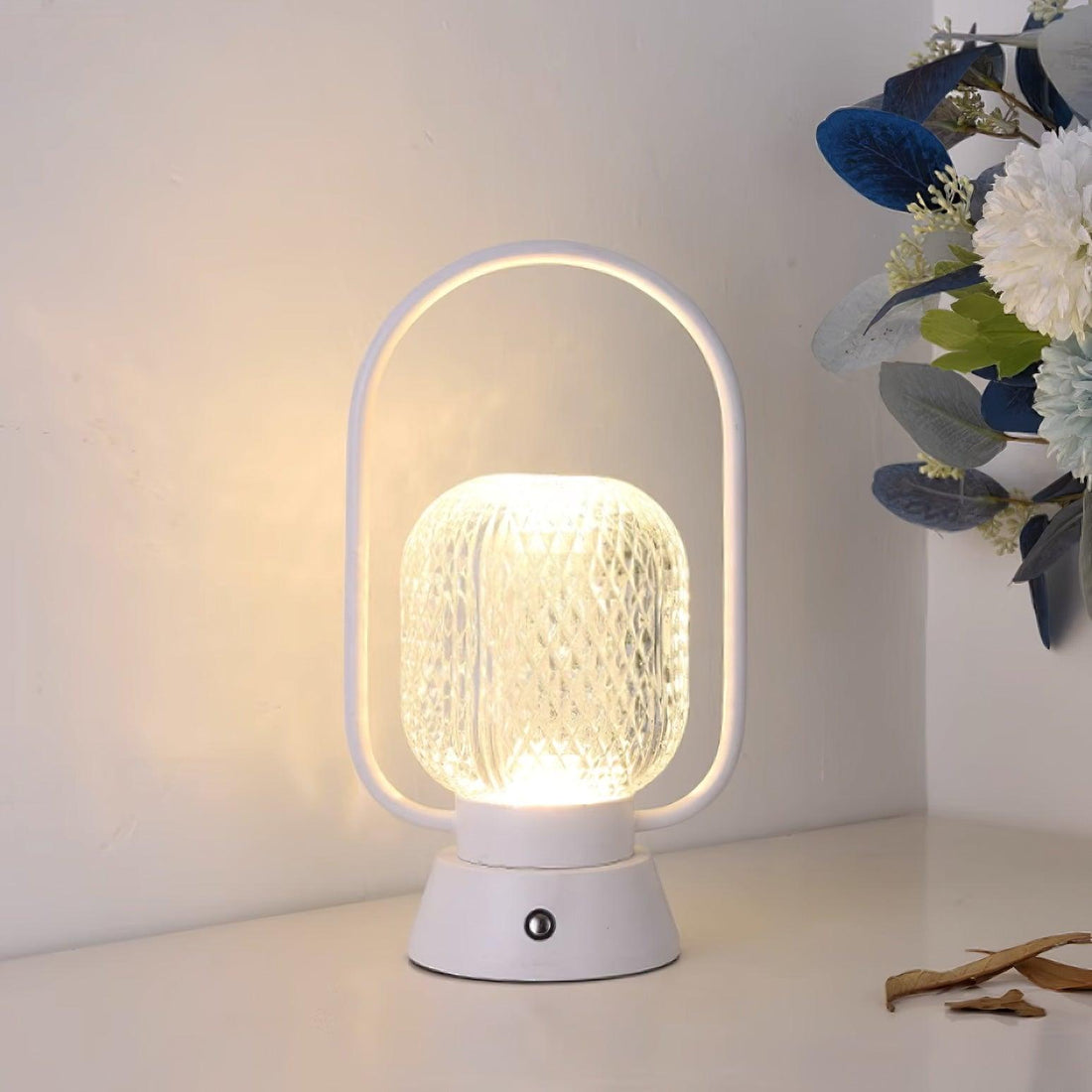 Wiederaufladbare Tischlampe – Tragbares LED-Licht mit Griff für Haus &amp; Garten