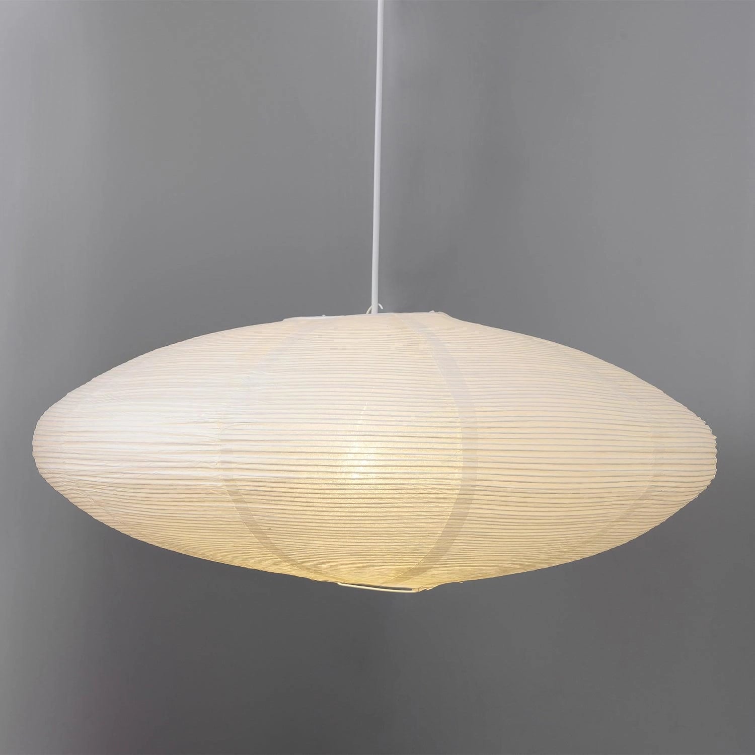 Washi Paper Pendant Lamp - Handcrafted Mulberry Light for Cozy Room