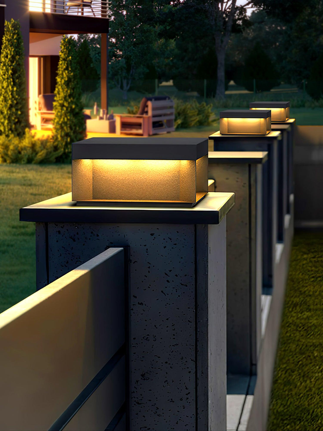 Außenpfostenleuchte - Robuste Gartenlampe für Terrasse und Weg