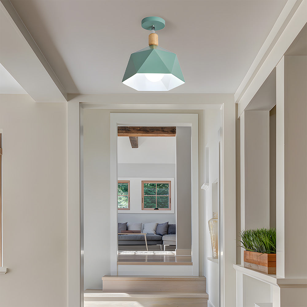 Macaron Organic Ceiling Light - Elegant Metal Ceiling Lamp for Hallway