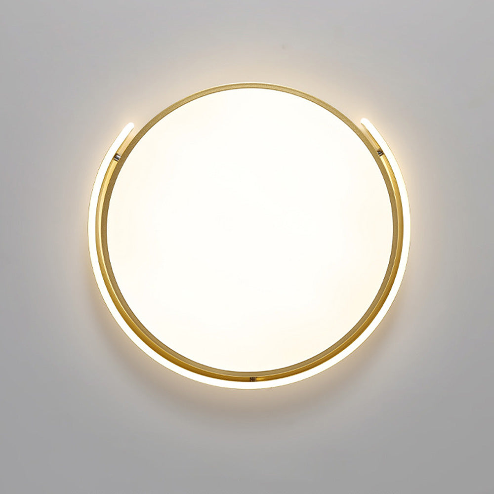 Minimalist LED Ceiling Light – Round Acrylic Fixture for Bedroom