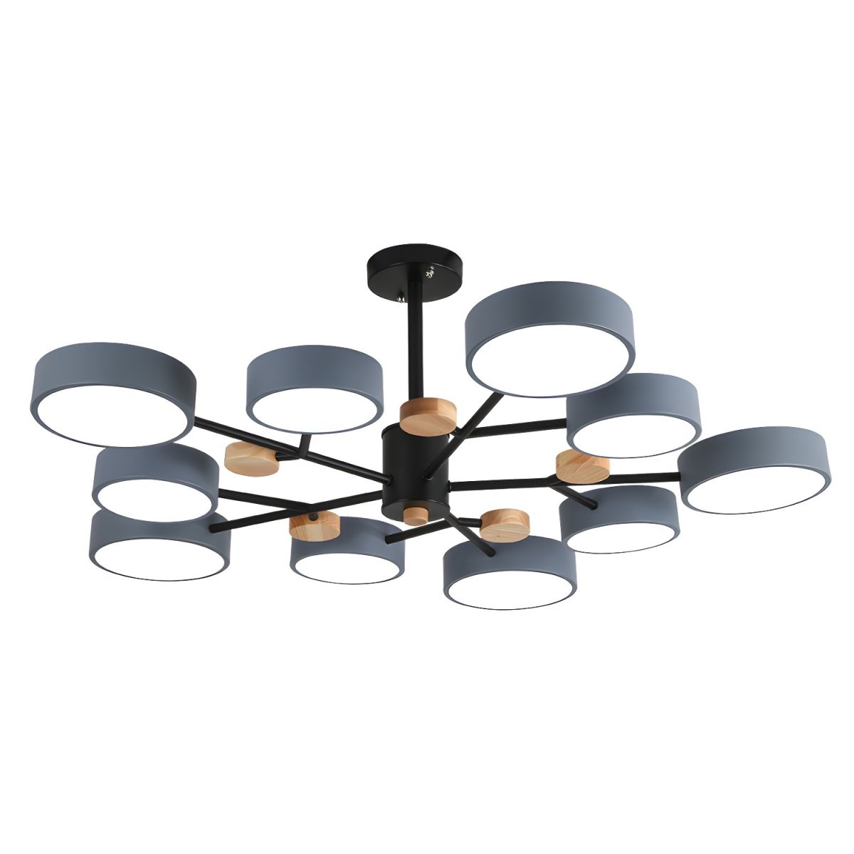 Moderner Acryl-Kronleuchter - Lampe mit mehreren Lampenköpfen für das Wohnzimmer