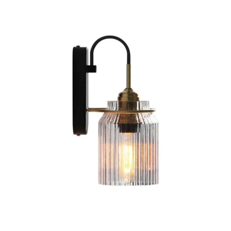Nordische Säulen-Glasspiegel-Frontwandlampe