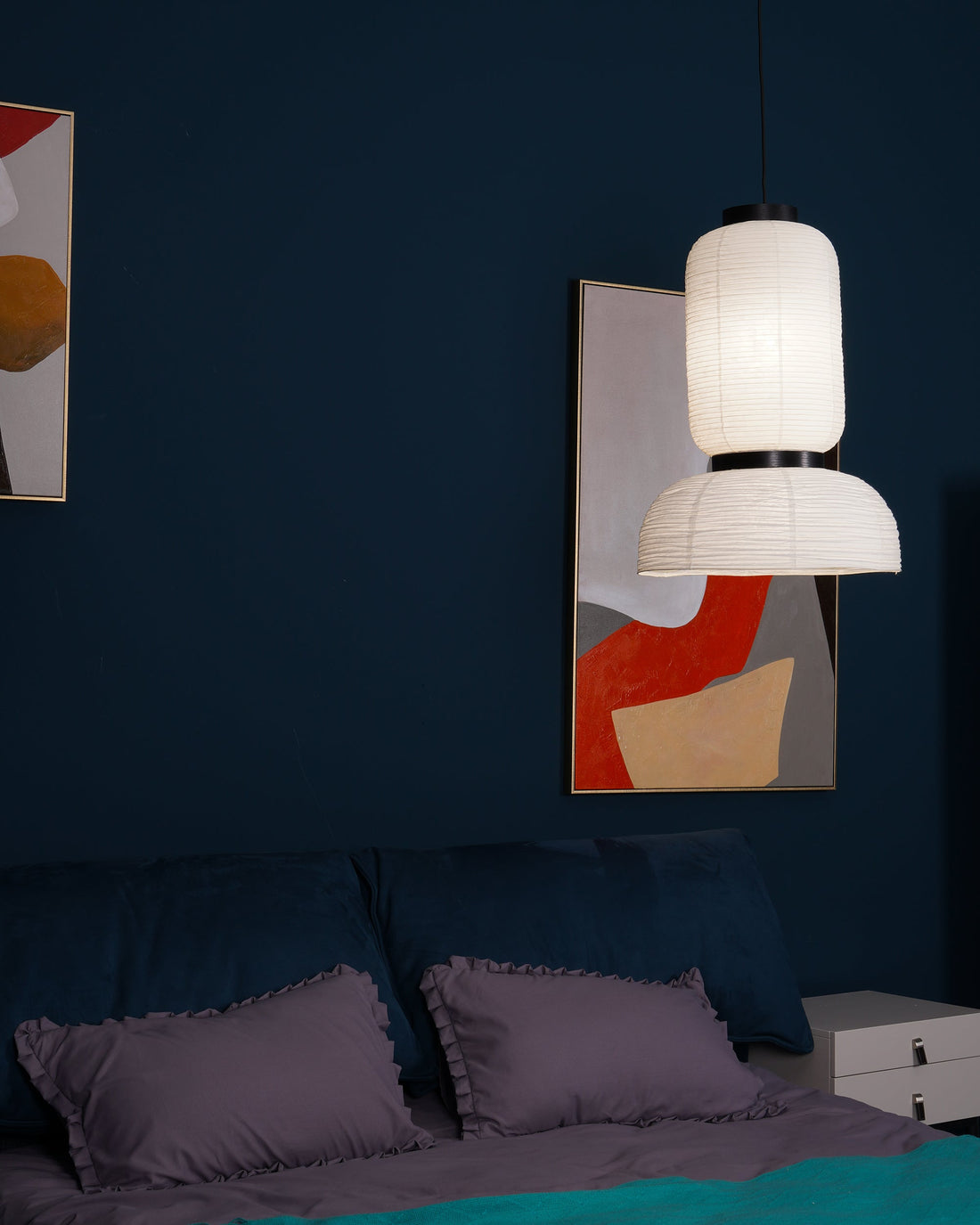 Rice Paper Pendant Lamp - Modern Design for Cozy Interiors