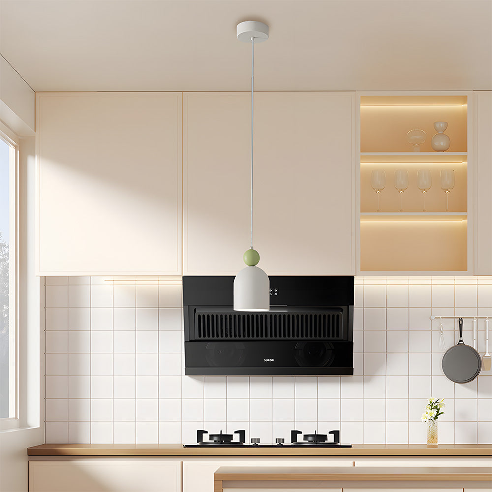Iron Pendant Light - Compact Minimalist Living Room Lighting
