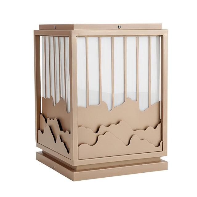 Wave Garden Outdoor Light - Sleek Wavy Body Weather