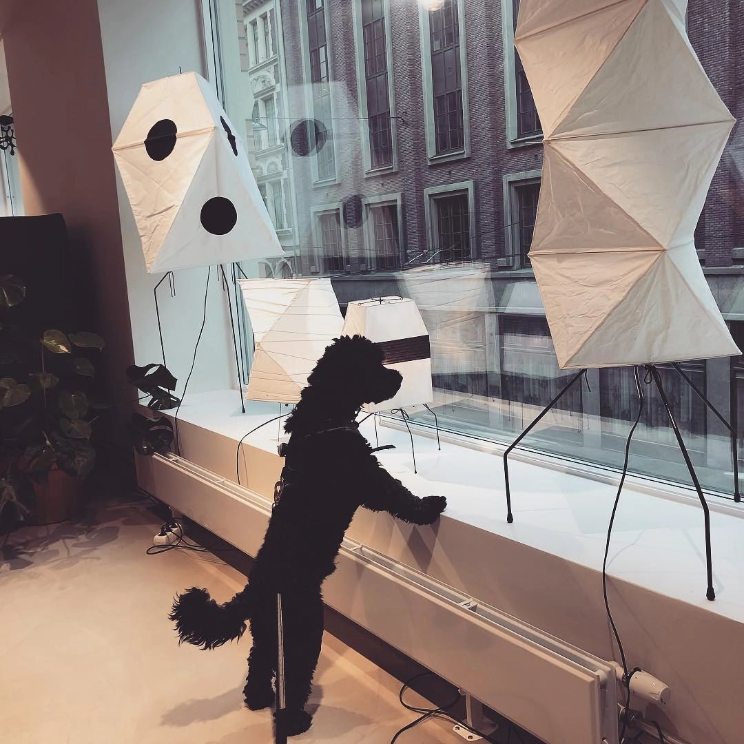 Origami Stehleuchte – Skulpturales Licht für Wohnzimmer &amp; Leseecke
