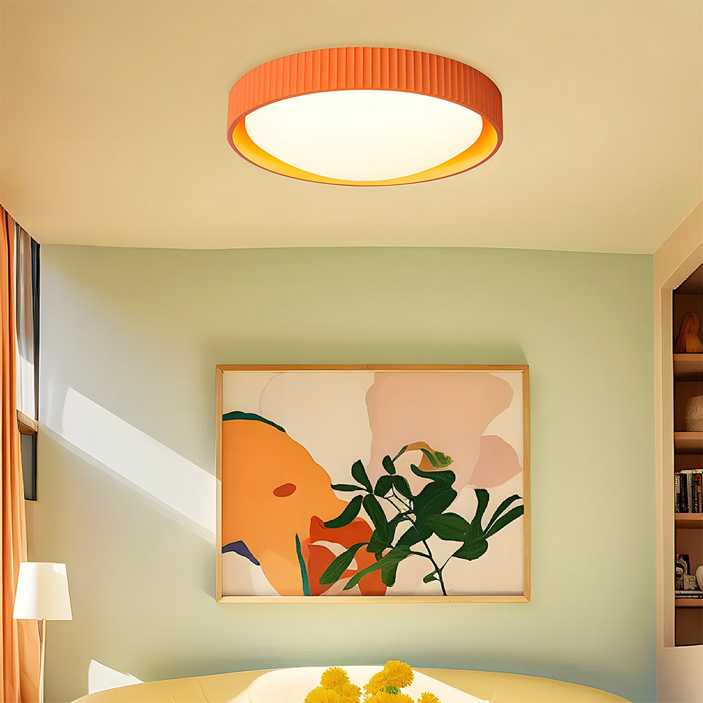Skandinavische Deckenleuchte - Rund Harz Wohnzimmer Modern