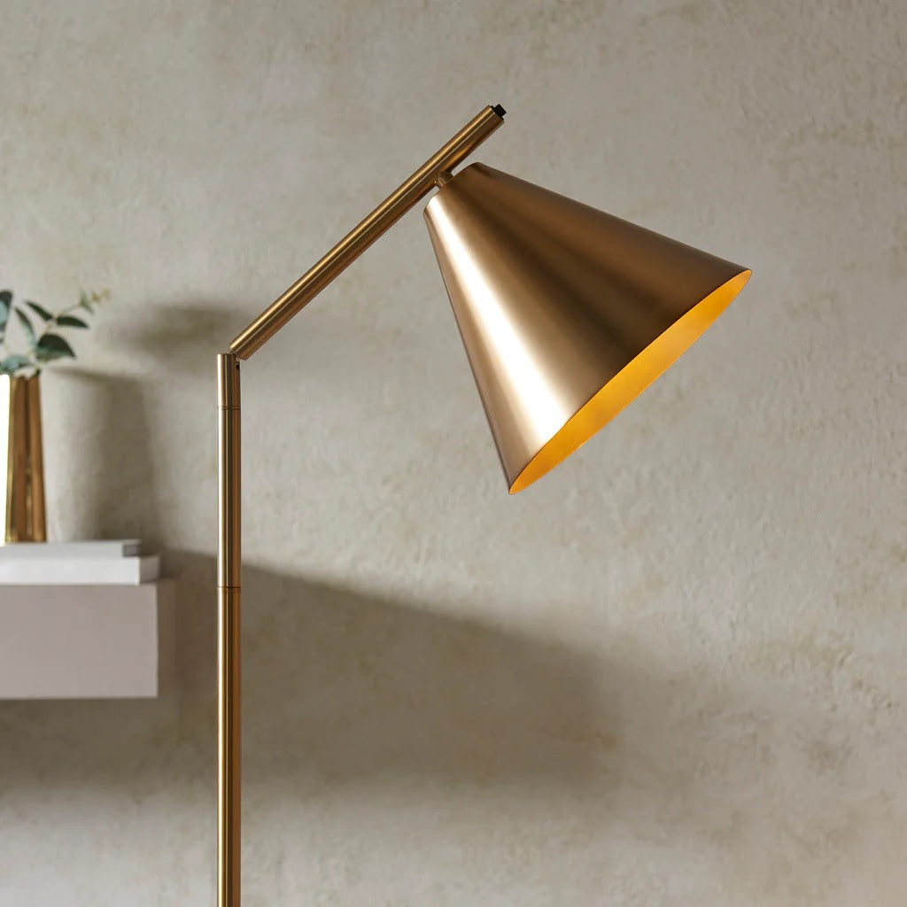 Oricone Modern Floor Task Lamp with Adjustable Arm – Cape Style Reading Light