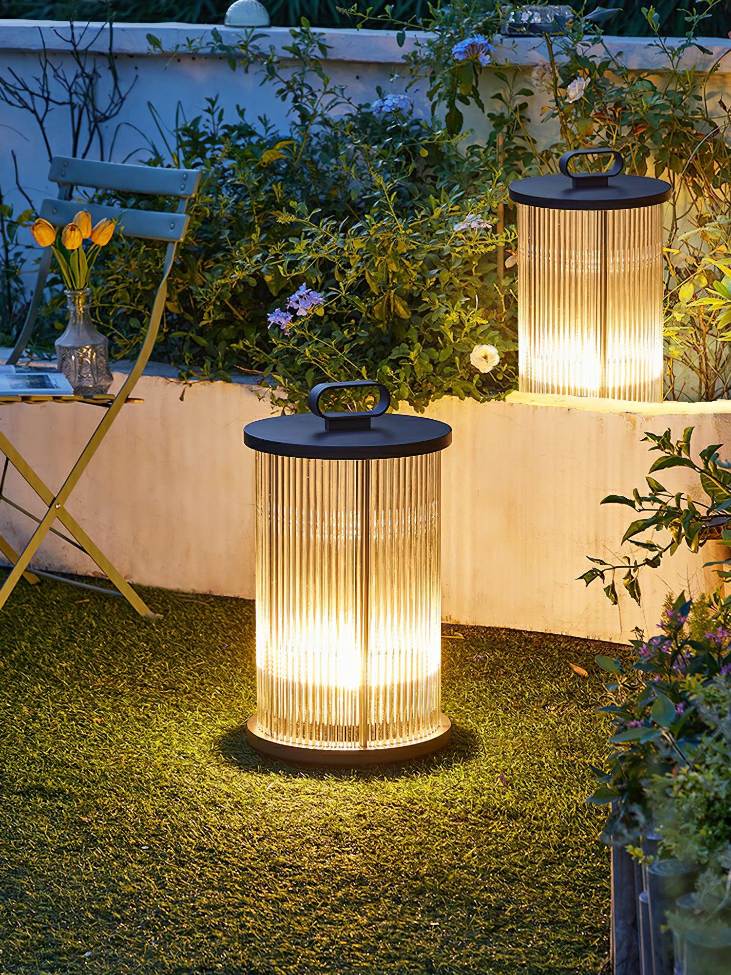 Solar Garden Lantern Light - Decorative Outdoor Lamp for Patio & Pathway