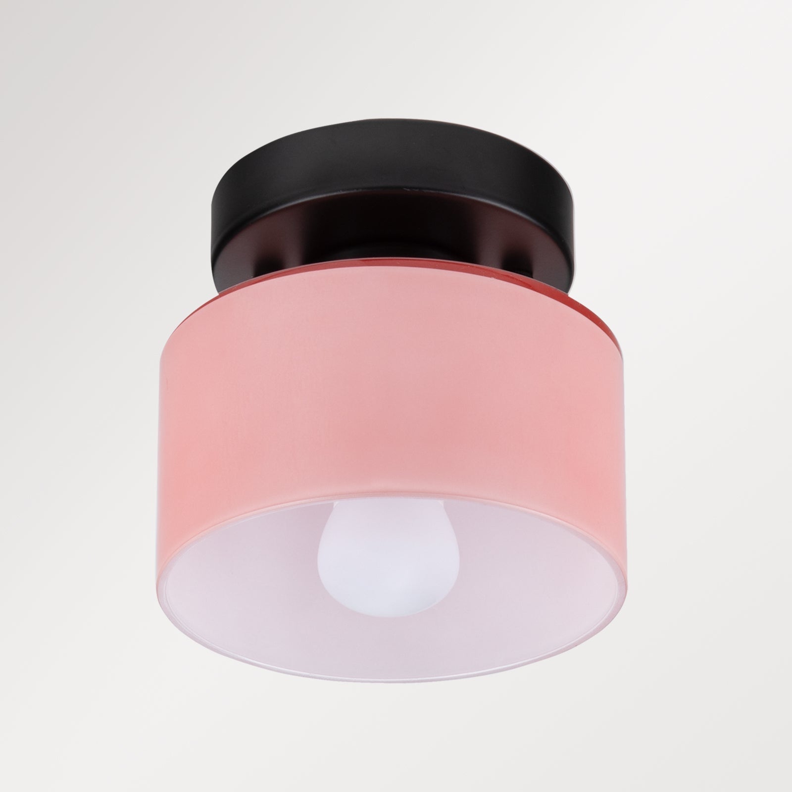Bauhaus Glas Deckenleuchte - Minimalistische Mini Design Lampe für den Flur