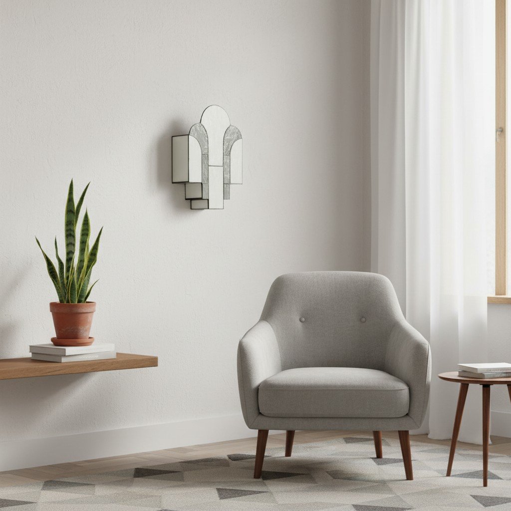 Kelsar Wall Light Sleek Contoured Design Wall Sconce – Modern Minimalist Style for Hallway and Living Room