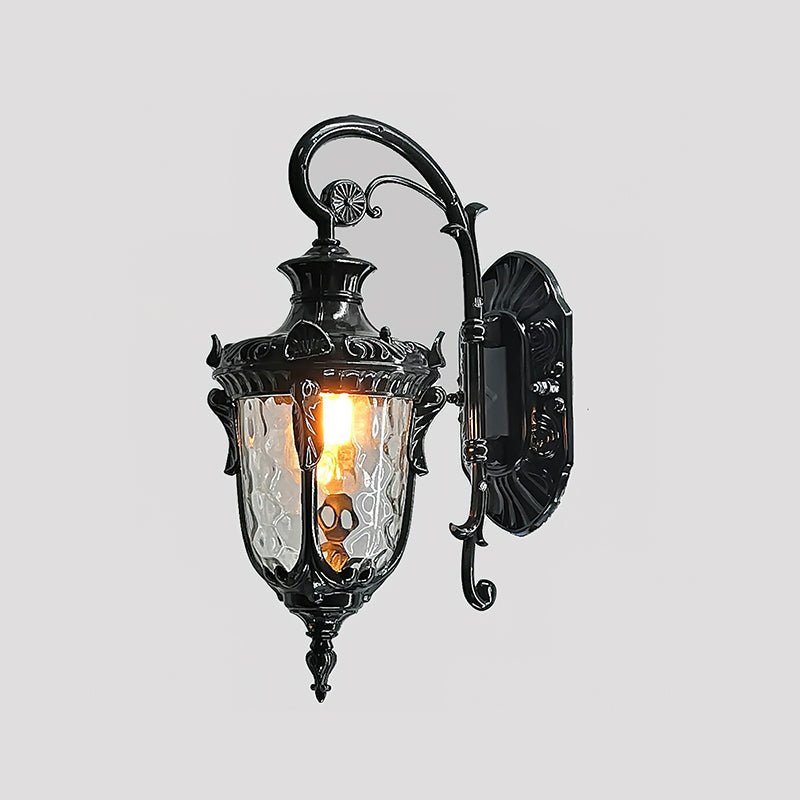 Heritage Outdoor Wall Lamp - Vintage Brass Light for Garden & Patio