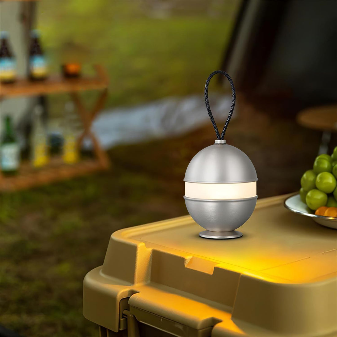 Tragbare Akku-Tischlampe – Touch-Licht für drinnen &amp; draußen