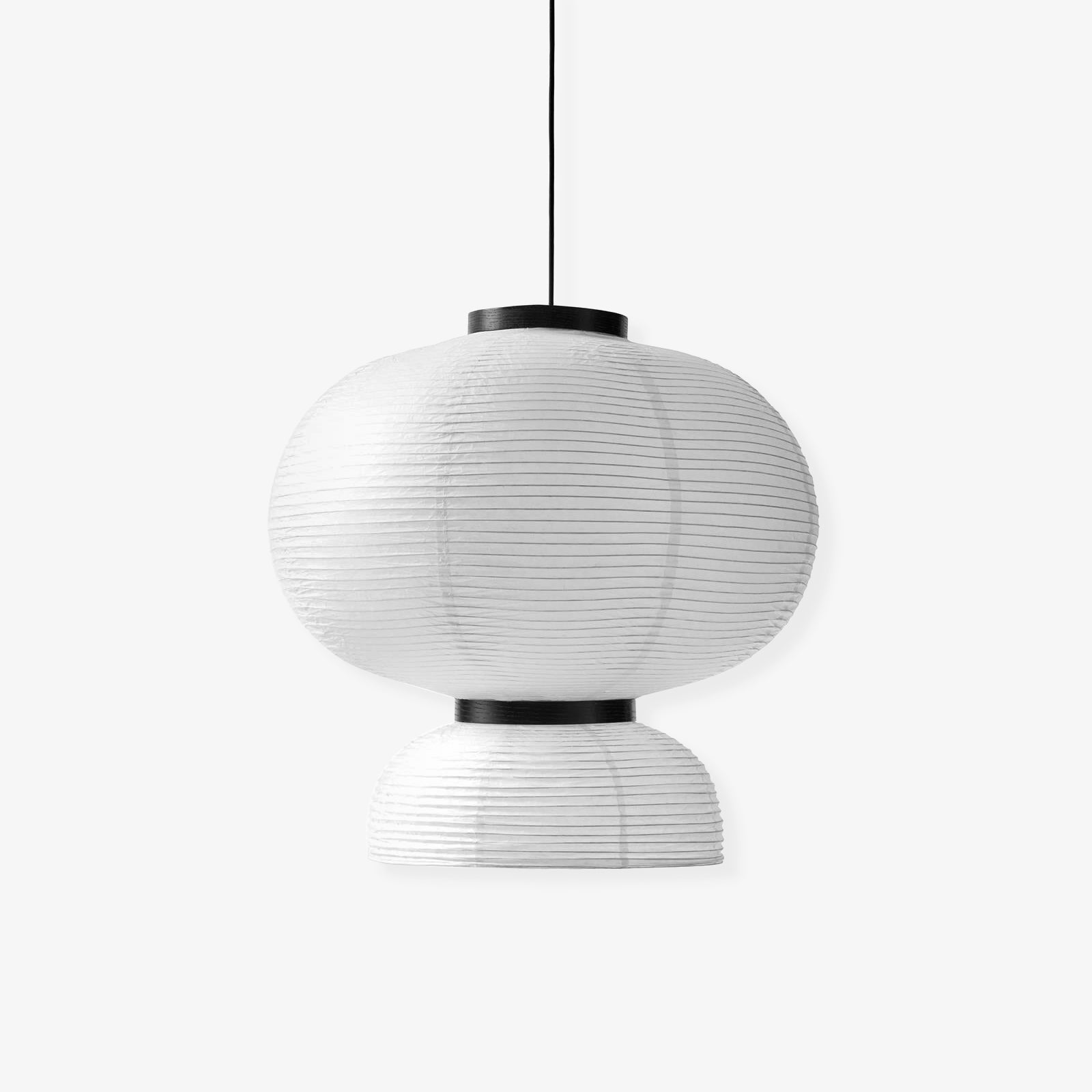 Rounded Layered Paper Plug-In Pendant