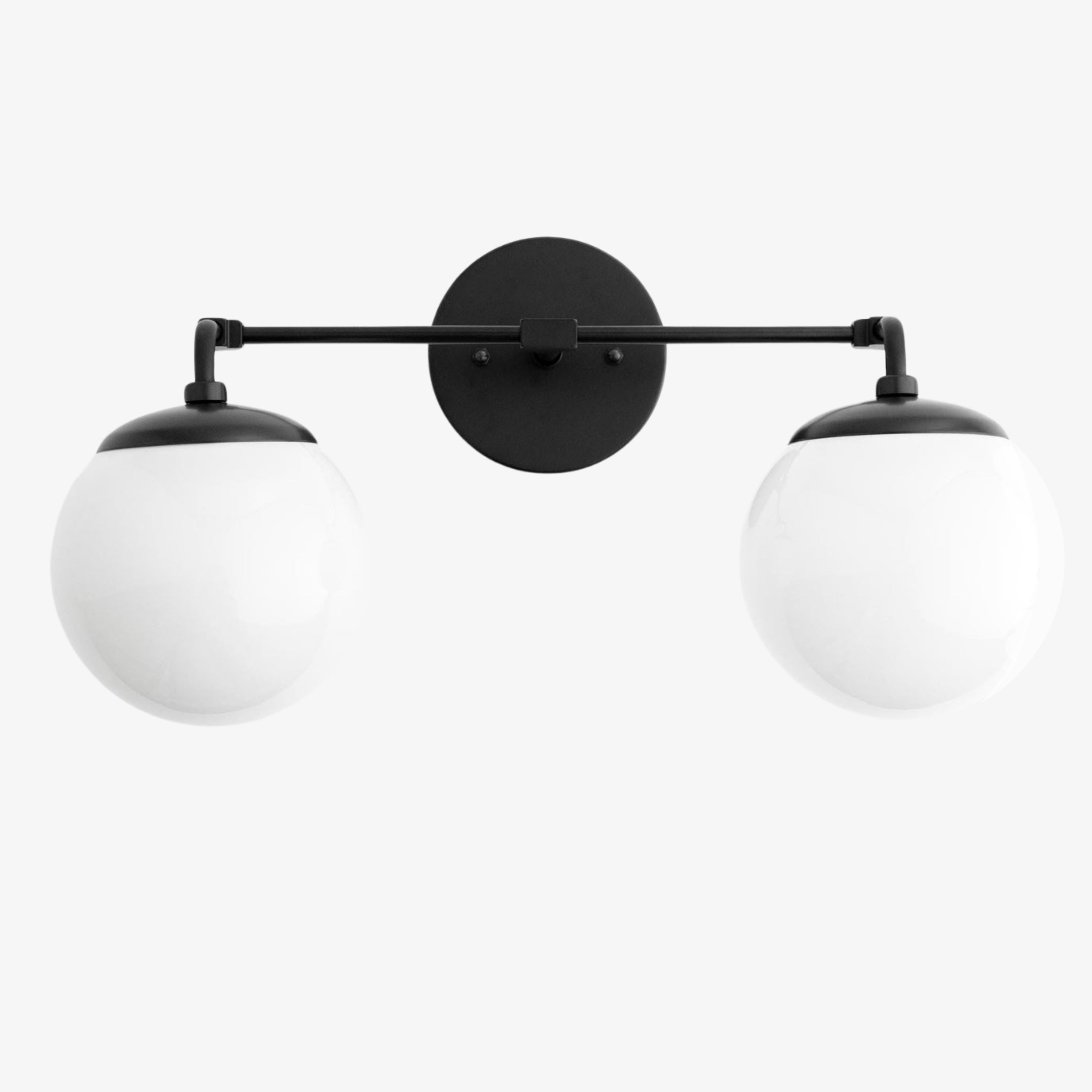 Glorica Glass Wall Sconce - Modern Vintage Vanity Light Fixture