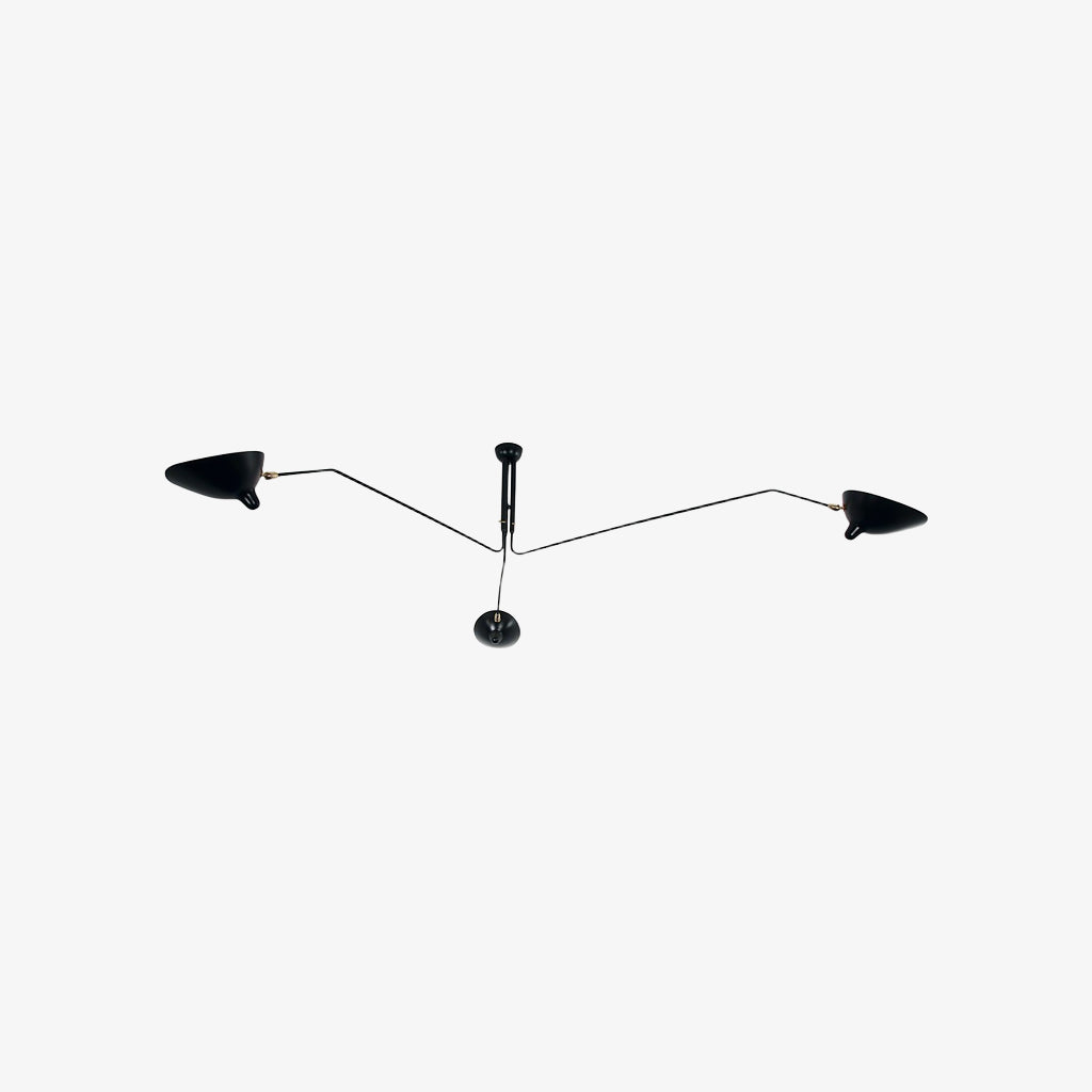 Arclume Arc Ceiling Lamp – Sculptural Design with Adjustable Arms for Modern Spaces N43