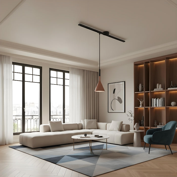 Axitra Rotatable Pendant Light Ceiling Rail – Sleek Adjustable Track for Pendant Lights Contemporary U26