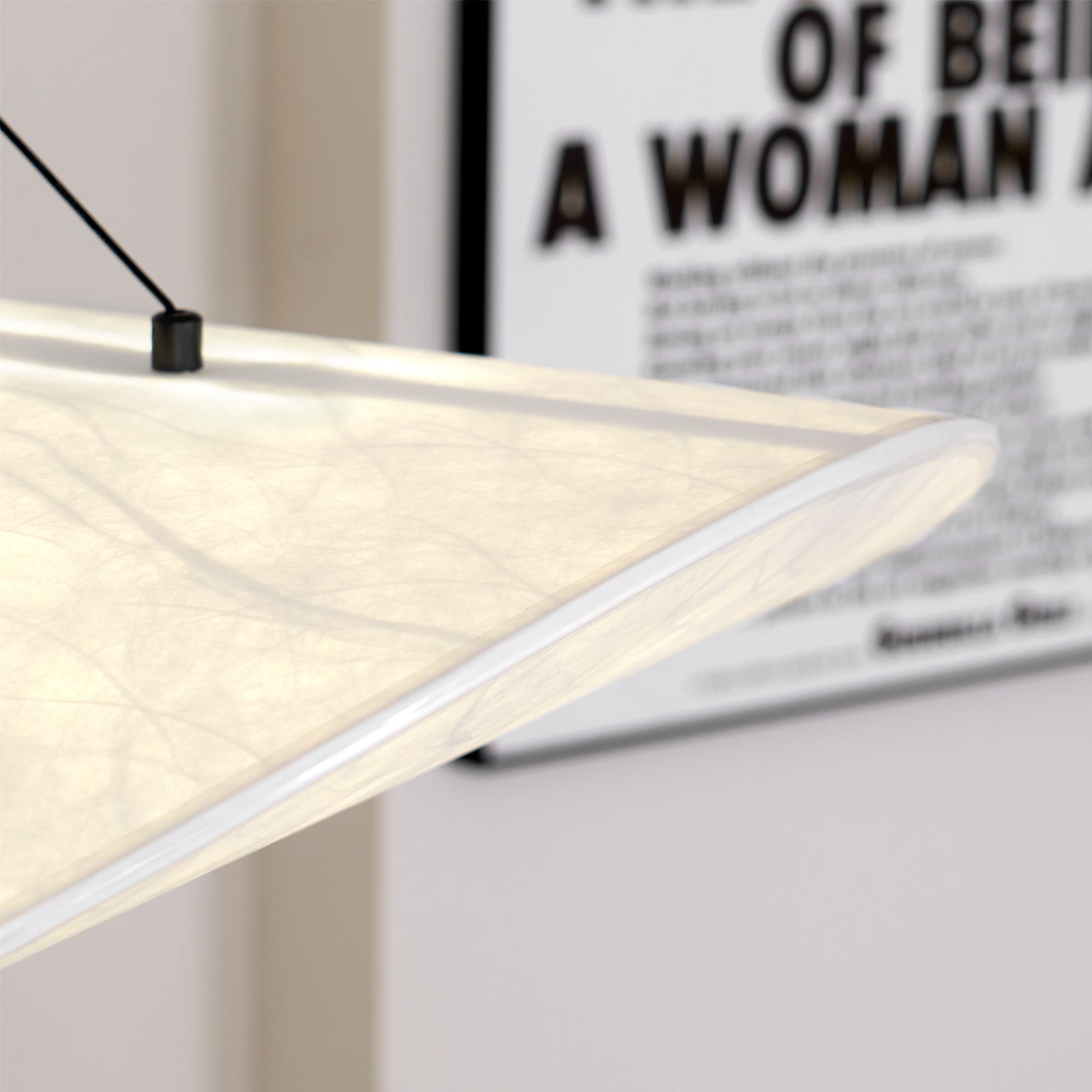 Cloudlike Mulberry Silk Plug-In Pendant Light