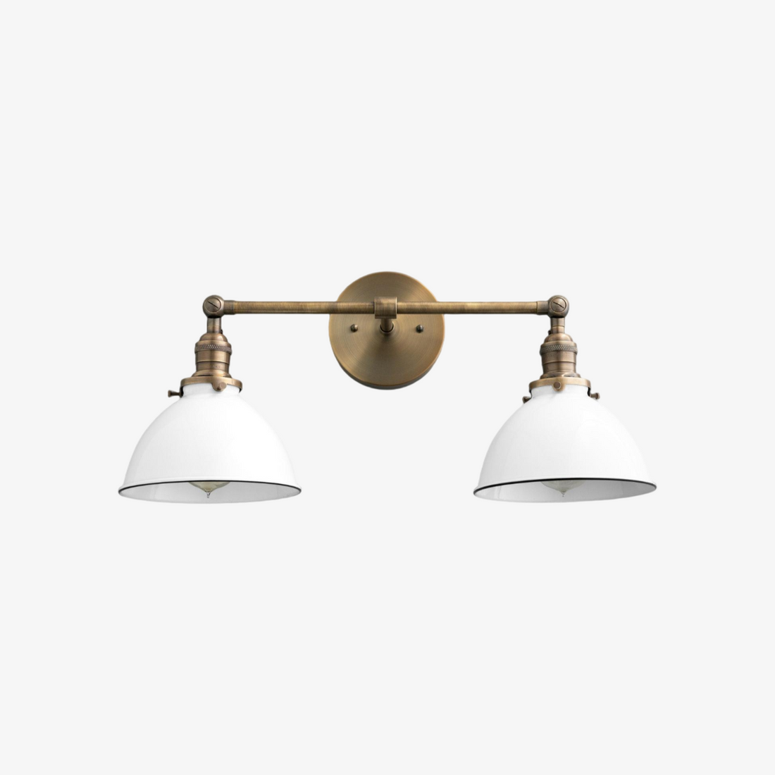 Conique Metal Industrial Vanity Light - Modern Bathroom Lighting Fixture