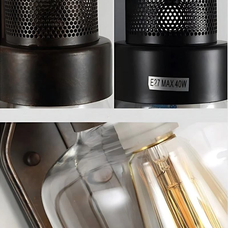 Vintage Industrial Wall Lamp - Outdoor Waterproof Sconce