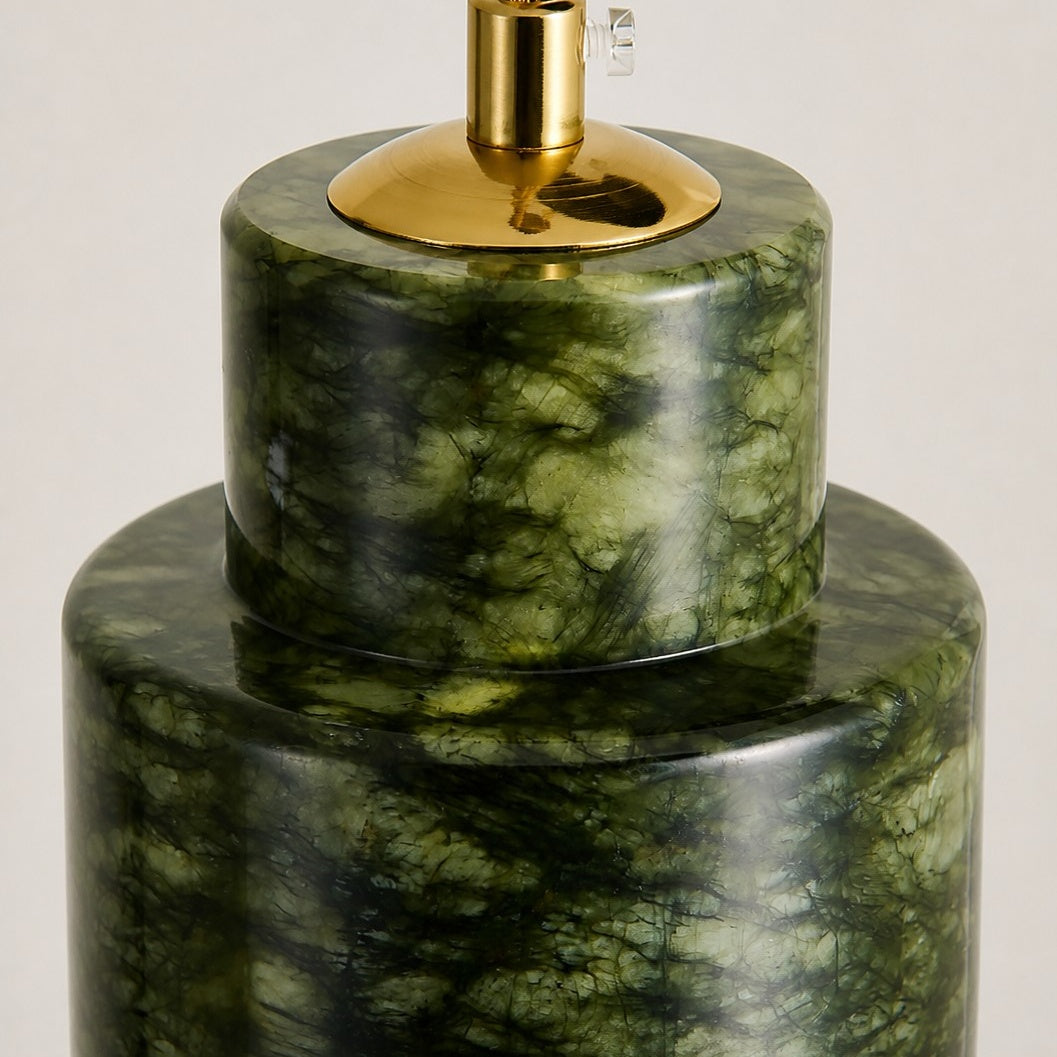 Green Jade 3-Light Linear Pendant Light