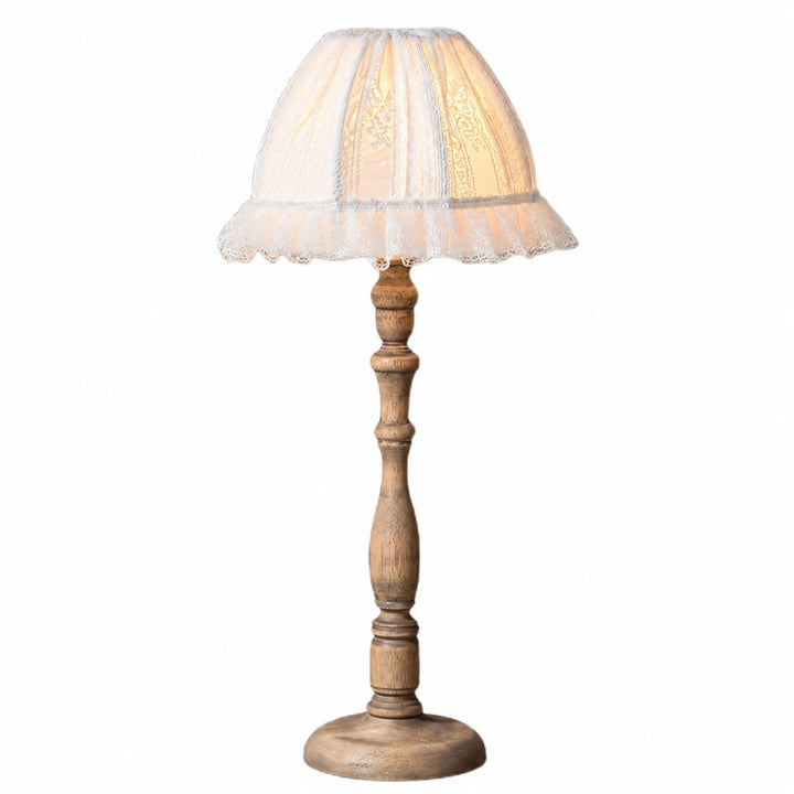 White background full table lamp view