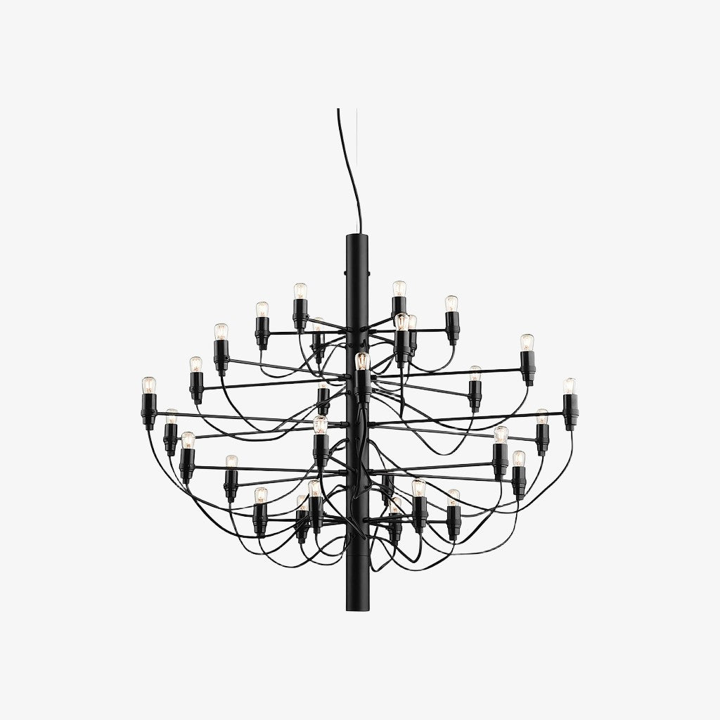 Tendrila Contemporary Multi-Light Chandelier - Industrial-Inspired Design Metal Suspension for Lounges N01