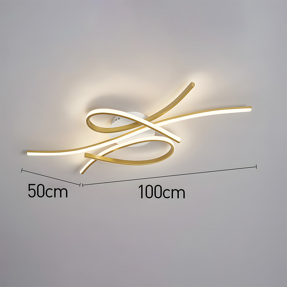 Musical Notes Ceiling Lamp – Unique LED Light for Living Room Décor