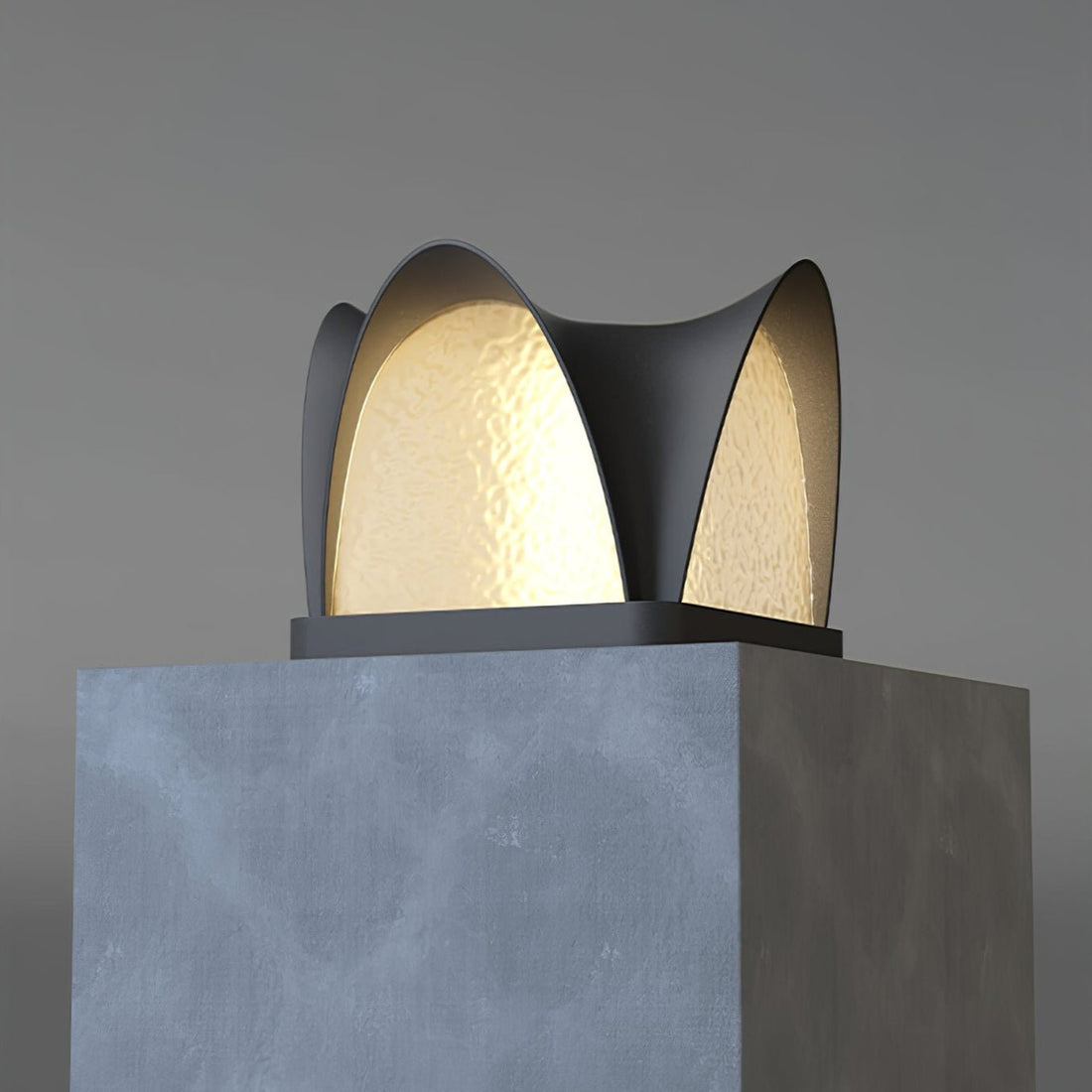 Modern Outdoor Lantern - Solar LED Lamp for Garden, Patio & Walkway