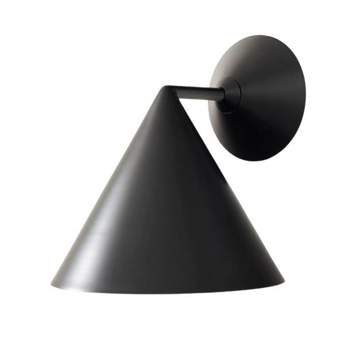 Brivana Metal Outdoor Wall Light - Modern Cone Sconce for Hallway