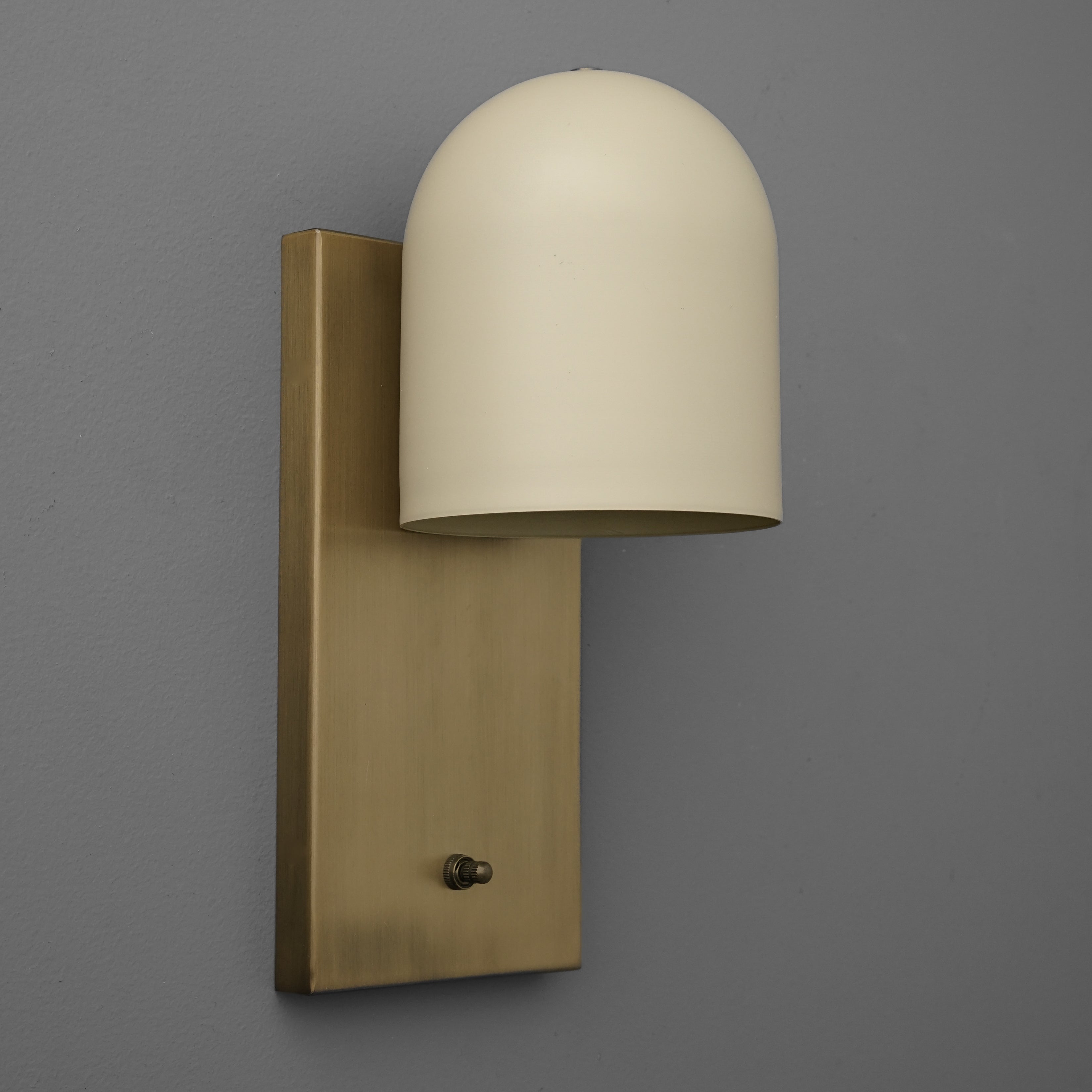 Metio Dome Elegant Wall Sconce Lighting - Classic Dome Shade Interior Fixture