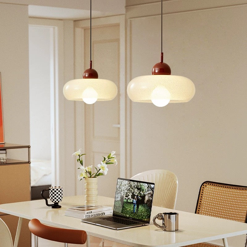 Nordic Pendant Light - Minimalist Transparent Glass Living Room