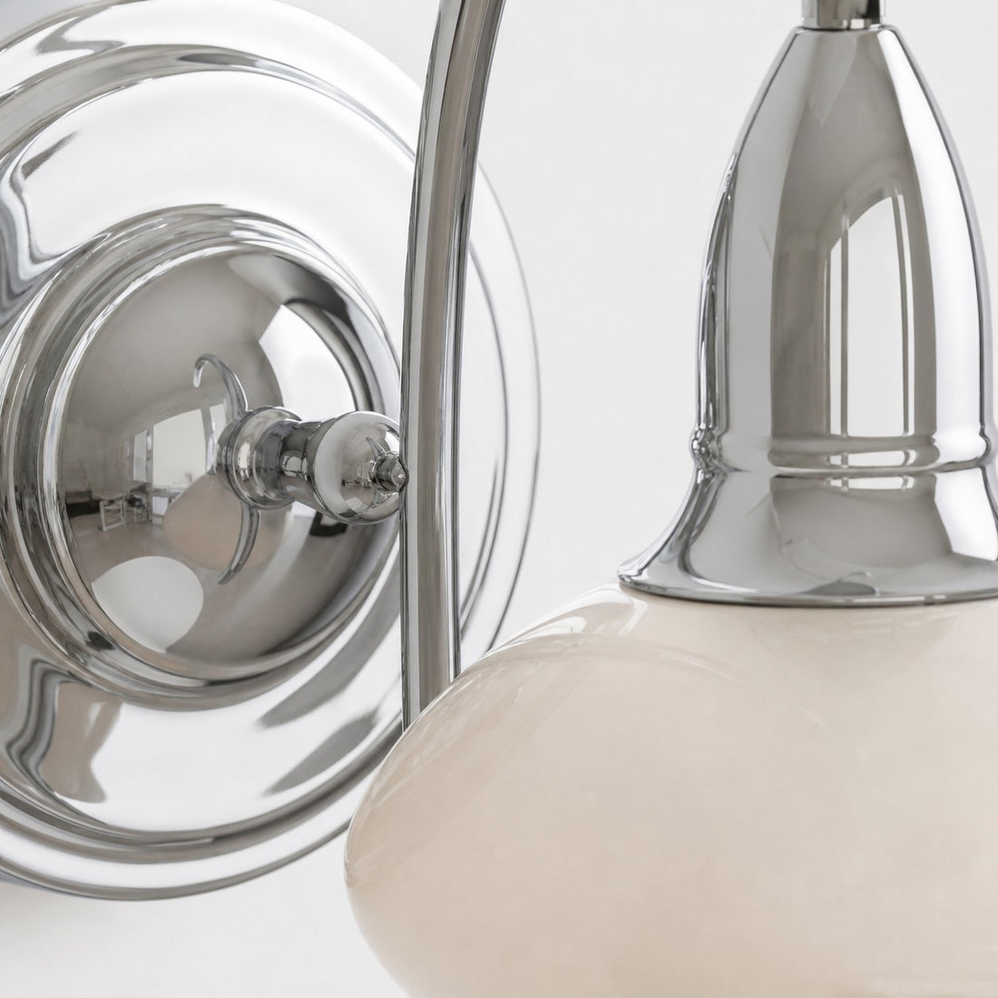 Bauhaus milk coffee glass wall lamp view 6