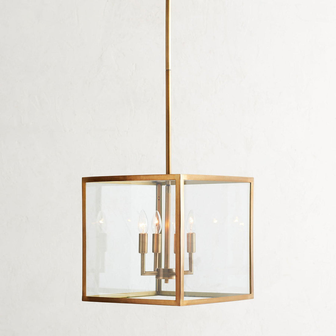 Ferrix Industial Iron Pendant Lamp - Glass Outdoor Lantern Lighting