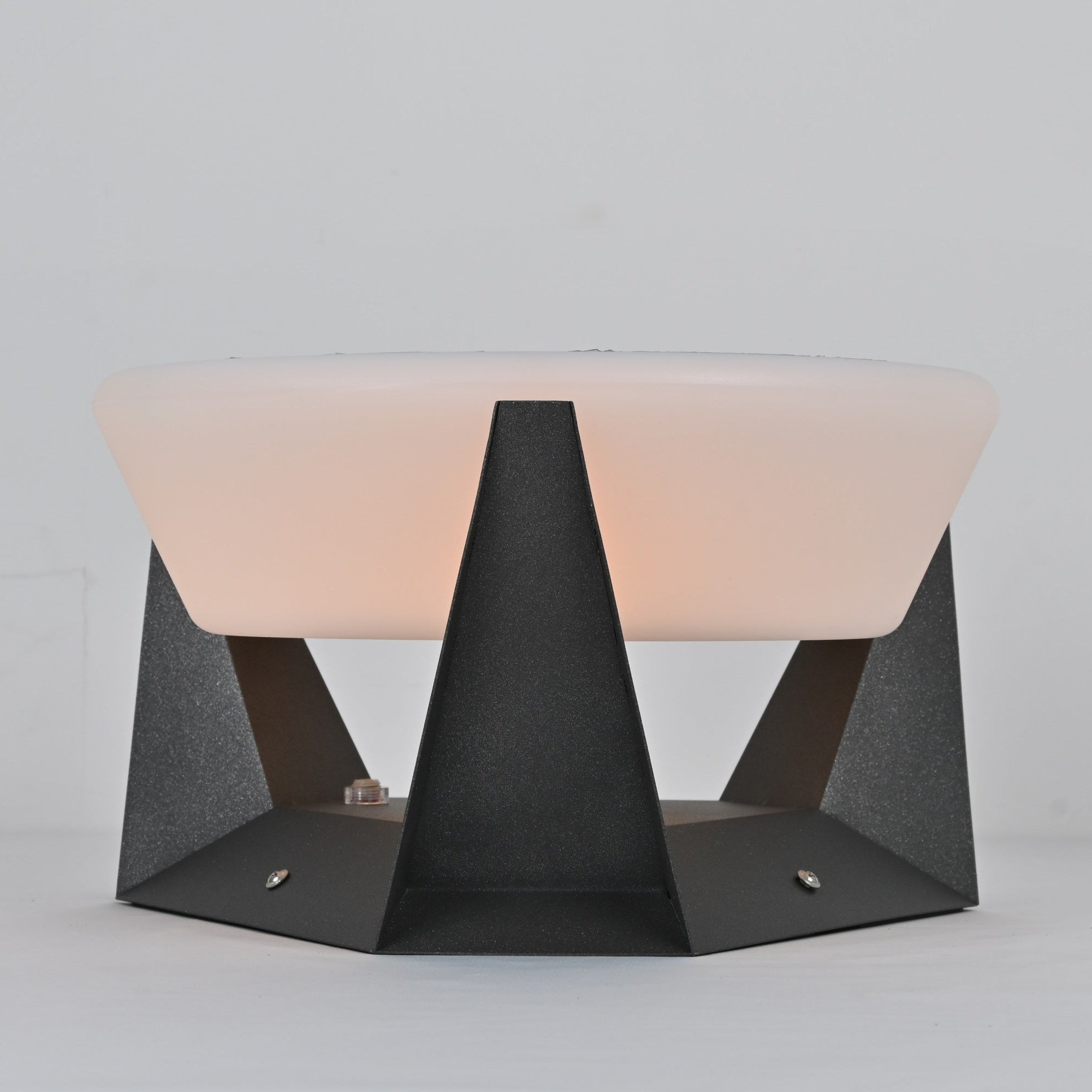 Solar Außenleuchte - Moderne geometrische LED Lampe für Garten &amp; Terrasse