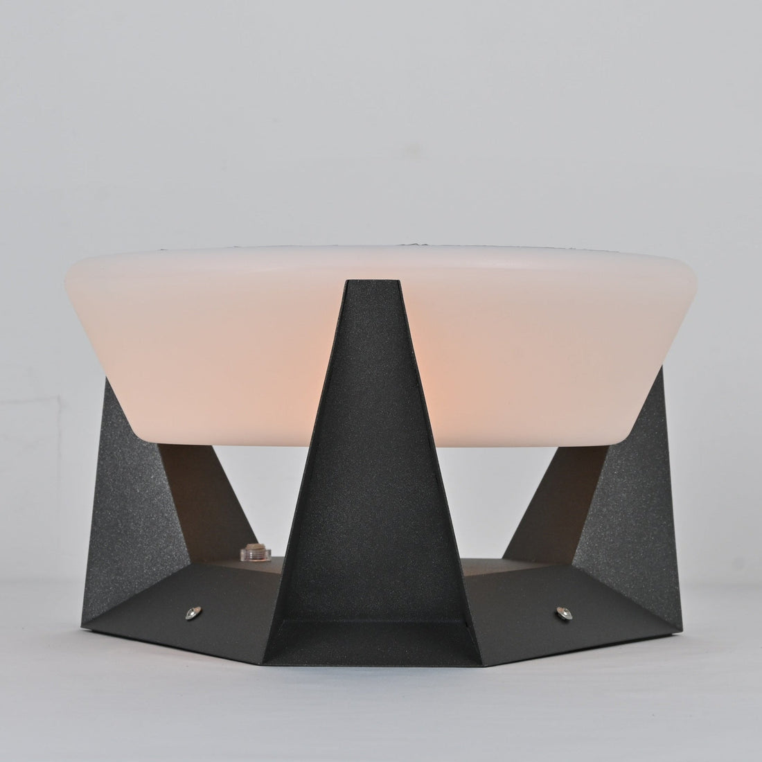 Solar Außenleuchte - Moderne geometrische LED Lampe für Garten &amp; Terrasse